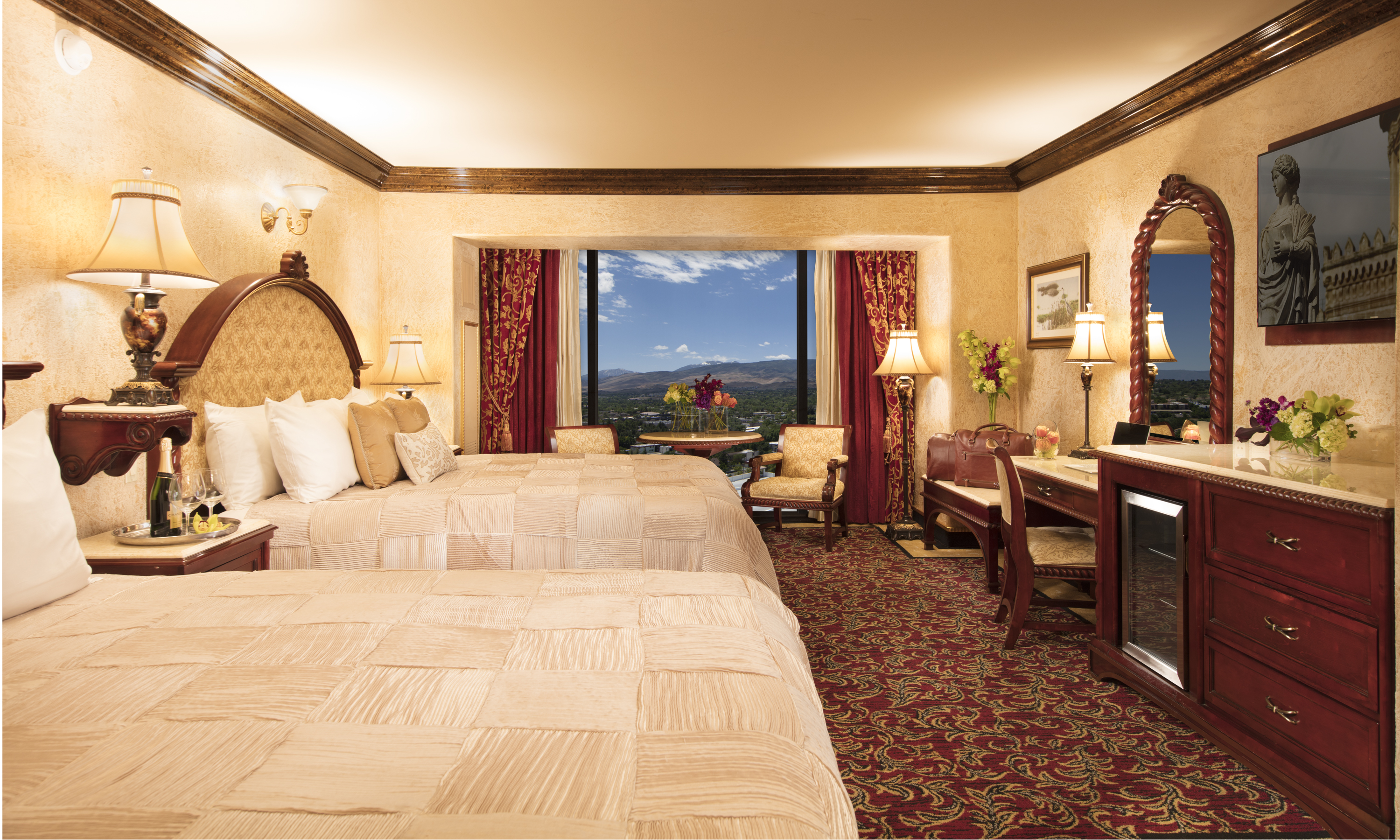 Tuscany Double King Suite Peppermill Resort Hotel Reno