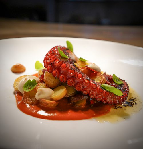 plate of octopus